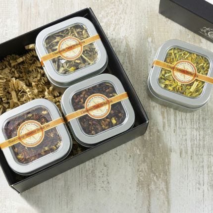 Herbal Tea 4 Tin Gift Box