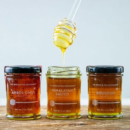 Handcrafted Honey Trio