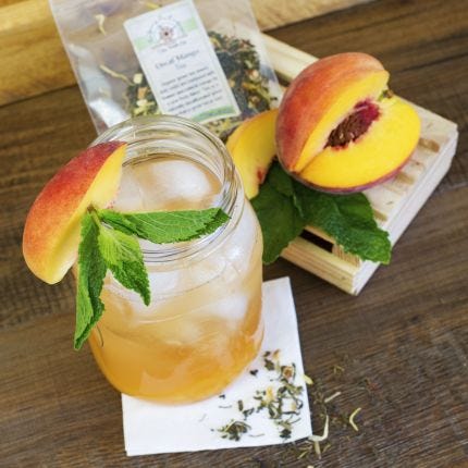 Mango Green Tea Peach Cocktail