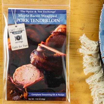 Maple Bacon Wrapped Pork Tenderloin Recipe Kit