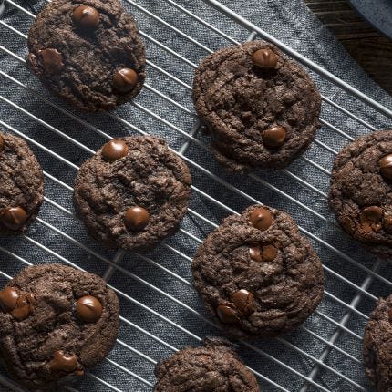 Mexican Triple Chocolate Cookies