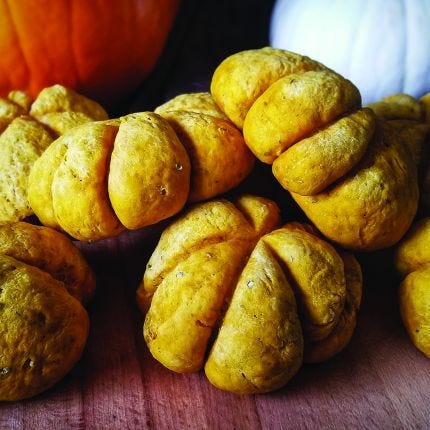 Homemade Pumpkin Bread Rolls