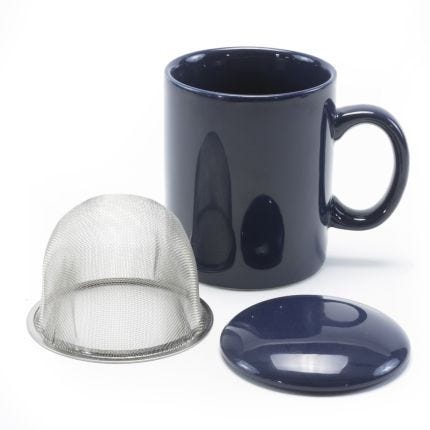 Evening Blue Tea Mug Infuser