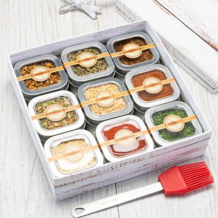 The Gift of Grilling 9 Tin Gift Box