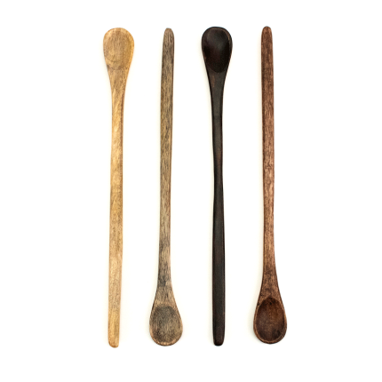 Wood Tasting Spoon 4 Pack