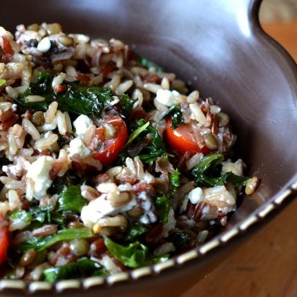 Woodsman's Rice & Kale Salad