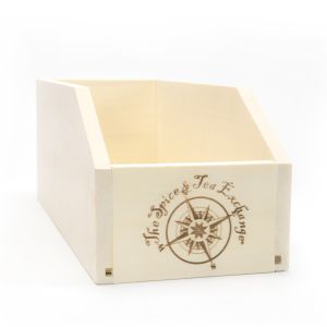 Small TSTE® Branded Wood Storage Box